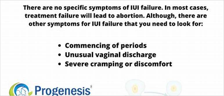 Iui failure symptoms
